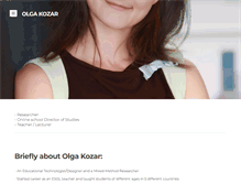 Tablet Screenshot of olgakozar.com